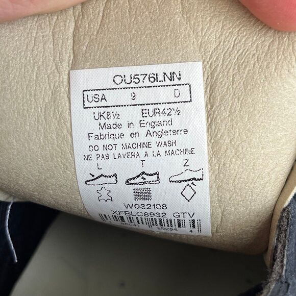 New Balance 576 Made In England Sky Captain Cement Navy Men’s Size 9 D OU576LNN - Picture 7 of 7